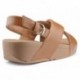 SANDÁLIAS FITFLOP LULU CROSS BACK STRAP K03 BROWN