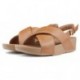 SANDÁLIAS FITFLOP LULU CROSS BACK STRAP K03 BROWN