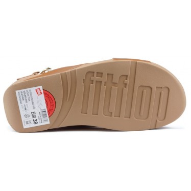 SANDÁLIAS FITFLOP LULU CROSS BACK STRAP K03 BROWN