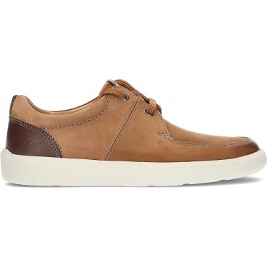 SAPATOS CLARKS CAMBRO LACE NOBUCK TAN