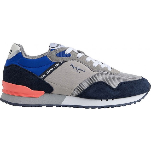 TÊNIS PEPE JEANS LONDON ONE HERO PMS30931 GREY TÊNIS PEPE JEANS LONDON ONE HERO PMS30931 GREY