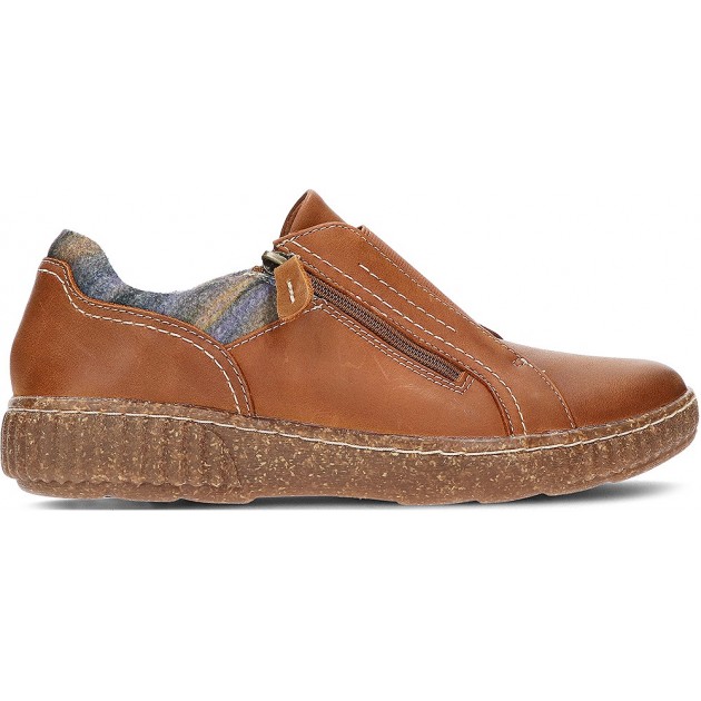 SAPATOS CLARKS CAROLINE COVE TAN