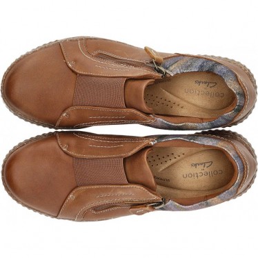 SAPATOS CLARKS CAROLINE COVE TAN