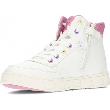 BOTAS DE TORNOZELO GEOX J. SKYLIN GLITTER J368WC BLANCO