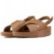 SANDÁLIAS FITFLOP LULU CROSS BACK STRAP K03 CARAMEL