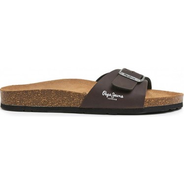 FLIP FLOPS PEPE JEANS PMS90107 BIO M SINGLE KANSAS BROWN