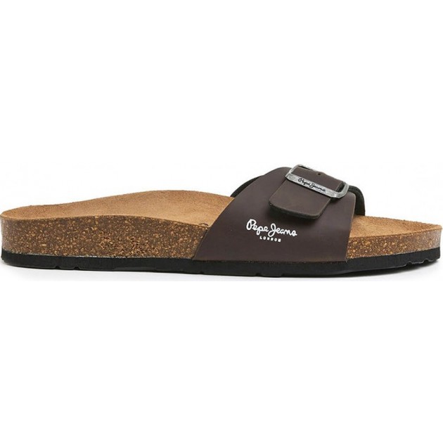 FLIP FLOPS PEPE JEANS PMS90107 BIO M SINGLE KANSAS BROWN FLIP FLOPS PEPE JEANS PMS90107 BIO M SINGLE KANSAS BROWN