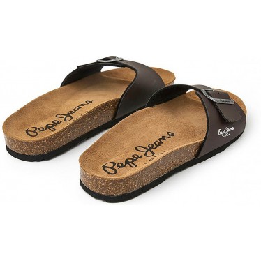 FLIP FLOPS PEPE JEANS PMS90107 BIO M SINGLE KANSAS BROWN