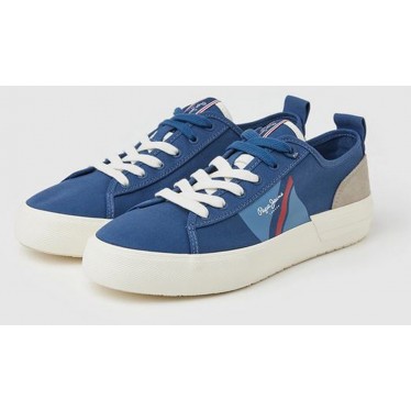 TÊNIS PEPE JEANS ALLEN FLAG PMS30903 INDIGO