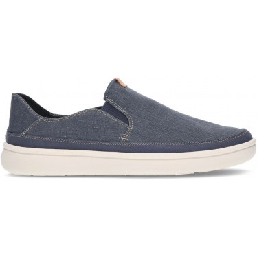 CLARKS CANTAL STEP MOCCASINS NAVY