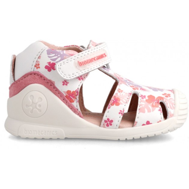 SANDÁLIA BIOMECÂNICA ESTAMPADA 222107 BLANCO_FLORES SANDÁLIA BIOMECÂNICA ESTAMPADA 222107 BLANCO_FLORES