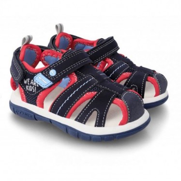 SANDÁLIAS FECHADAS GARVALIM 232805 NAVY_RED