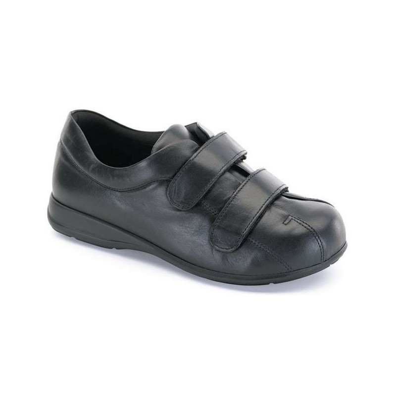 SAPATAS CALZAMEDI VELCRO UNISEX PIE DIABETICO NEGRO