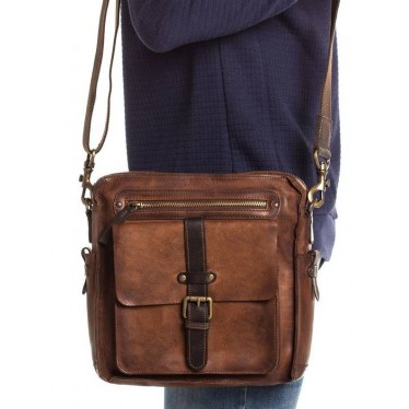 CROSSBODY PIKOLINOS CAIMARI MHA-160 COGNAC