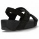 FITFLOP MINA CRISTAL BACK STRAP Sandálias NEGRO