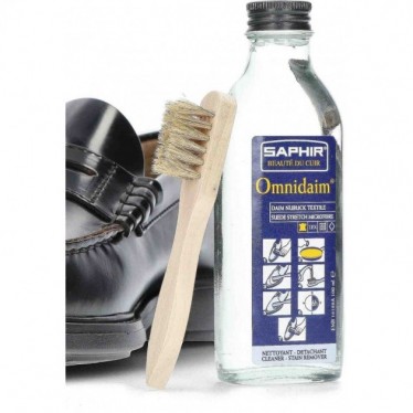 SAPHIR OMNIDAIM LIMPADOR PARA CAMURÇA E NUBUCK 100ML COM REFERÊNCIA 16198A INCOLORO