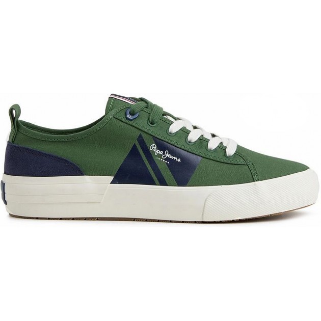 TÊNIS PEPE JEANS ALLEN FLAG PMS30903 OLIVE TÊNIS PEPE JEANS ALLEN FLAG PMS30903 OLIVE