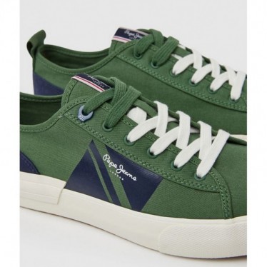 TÊNIS PEPE JEANS ALLEN FLAG PMS30903 OLIVE