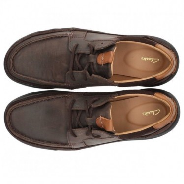 CLARKS ASHCOMBE SHOES DARK_BROWN