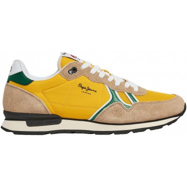 TÊNIS PEPE JEANS PMS31046 BRIT FUN M YELLOW