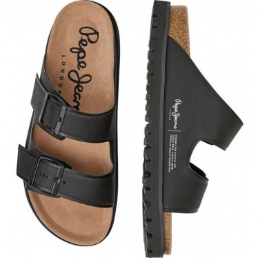 SANDÁLIA PEPE JEANS URBAN BASIC CORK PLS90600 BLACK