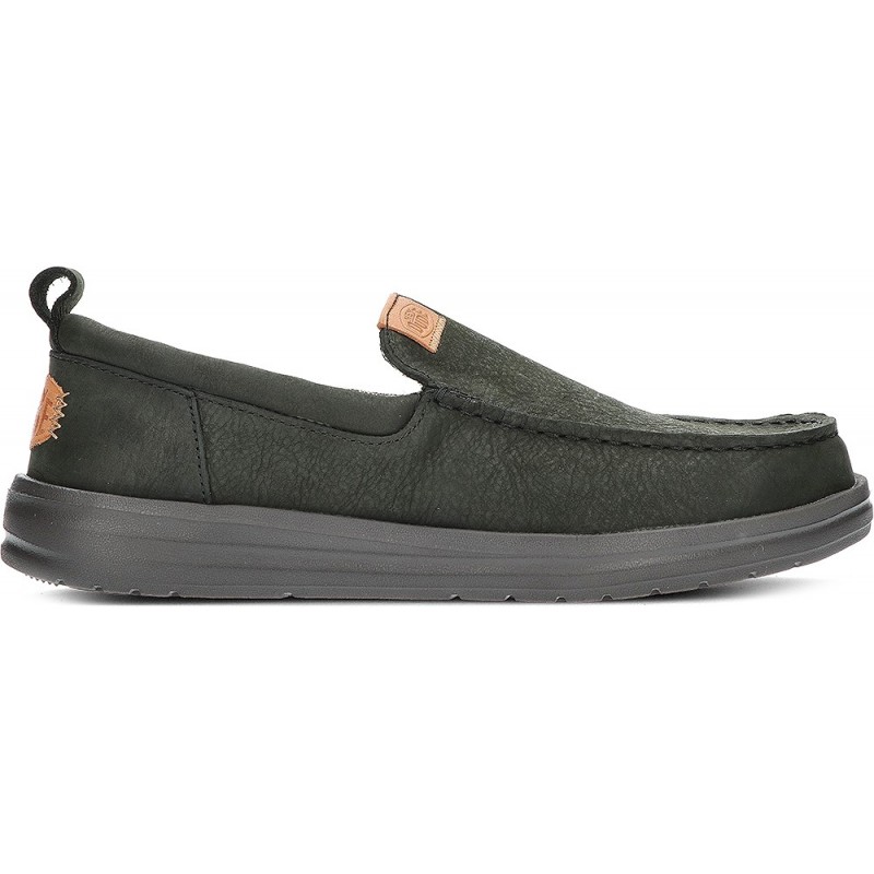 MOCCASIN DUDE WALLY GRIP MOC CRAFT COURO BLACK