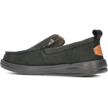MOCCASIN DUDE WALLY GRIP MOC CRAFT COURO BLACK