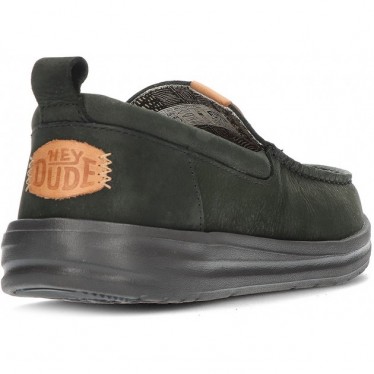 MOCCASIN DUDE WALLY GRIP MOC CRAFT COURO BLACK