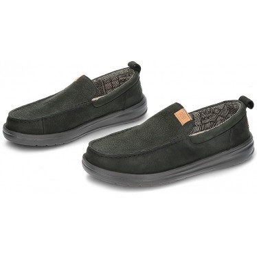 MOCCASIN DUDE WALLY GRIP MOC CRAFT COURO BLACK