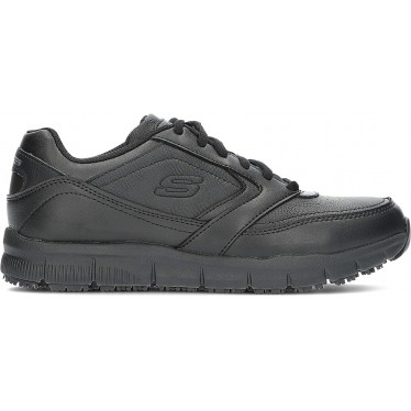 SKECHERS ESPORTIVO TRABALHO RELAXADO FIT WYOLA SR 77235EC BLACK