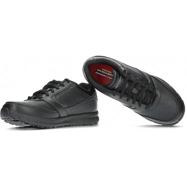SKECHERS ESPORTIVO TRABALHO RELAXADO FIT WYOLA SR 77235EC BLACK