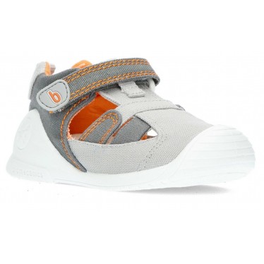 SANDÁLIAS BIOMECÂNICA BABY COMBI 222182-A GRIS