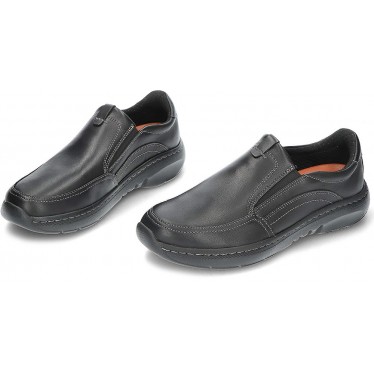 MOCASIM DE COURO CLARKS PRO STEP NEGRO