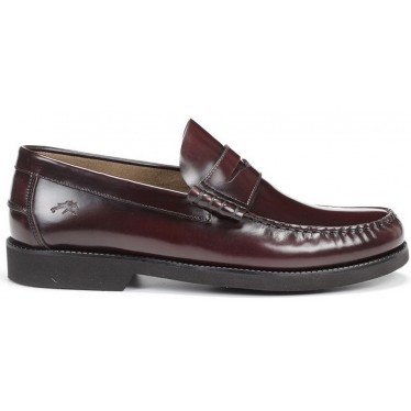 FLUCHOS F0047 STAMFORD MOCASIN MAN BURDEOS