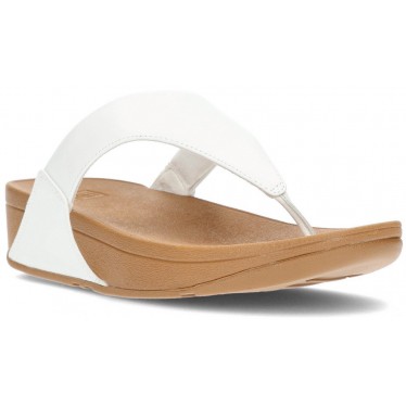 FITFLOP SANDALS LULU COURO TOEPOST WHITE