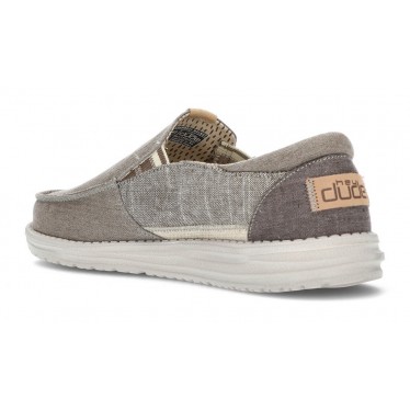 SHOES DUDE THAD D1119 CHAMBRAY_WALNUT