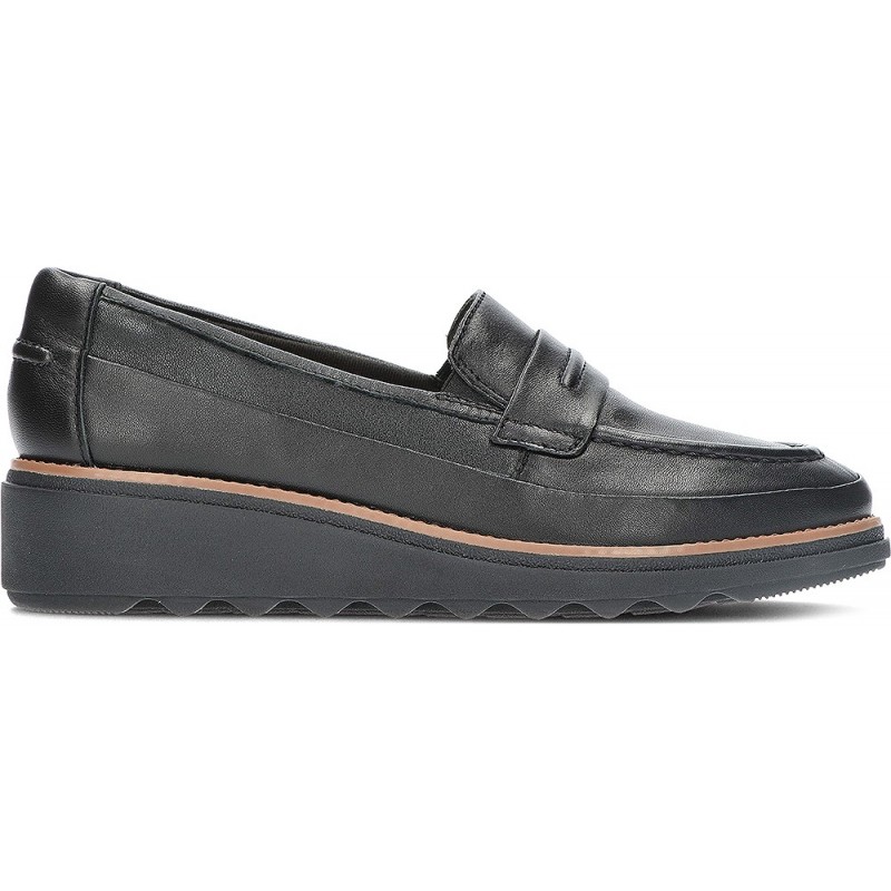 MOCASSINOS SHARON ASTER CLARKS BLACK