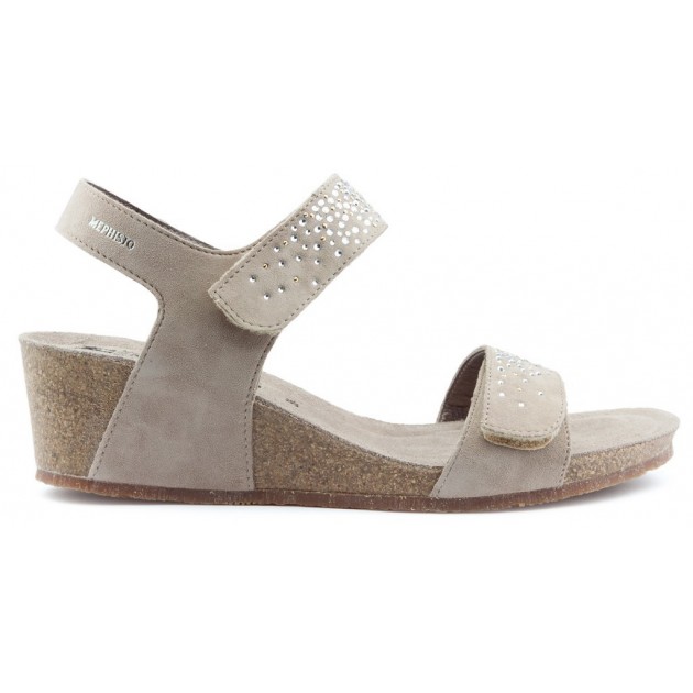 Sandálias MEPHISTO MARIA SPARK TAUPE Sandálias MEPHISTO MARIA SPARK TAUPE