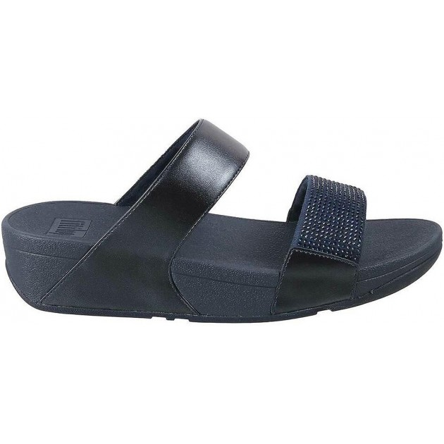 FITFLOP EC4 SANDÁLIA LULU CRYSTAL EMBALADA SLIDES NAVY FITFLOP EC4 SANDÁLIA LULU CRYSTAL EMBALADA SLIDES NAVY