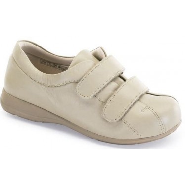 SAPATAS CALZAMEDI VELCRO UNISEX PIE DIABETICO BEIGE