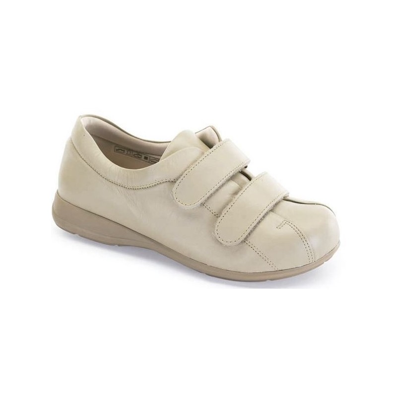 SAPATAS CALZAMEDI VELCRO UNISEX PIE DIABETICO BEIGE