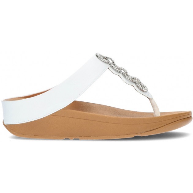 SANDÁLIAS FITFLOP FINE SPARKLE WHITE