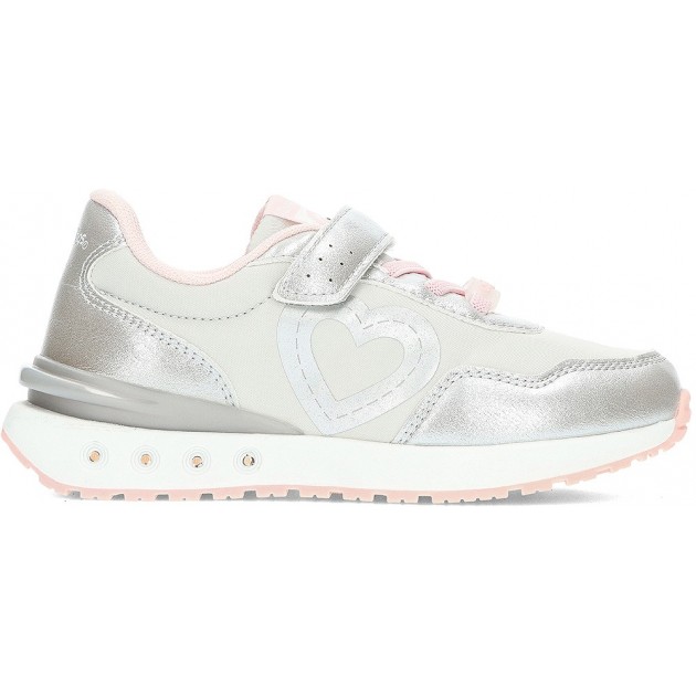 TÊNIS COM LEVE CONGUITOS CORAÇÃO 247001 SILVER TÊNIS COM LEVE CONGUITOS CORAÇÃO 247001 SILVER
