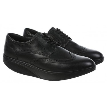 VESTIDO CALÇADO MBT OXFORD WING TIP M BLACK_CALF