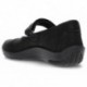 ARCOPEDIC ELASTIC BALLERINAS 4043 BLACK