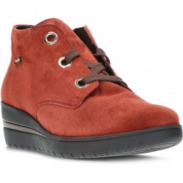 MEPHISTO MOBILS PERYNE ANKLE BOOTS RUST