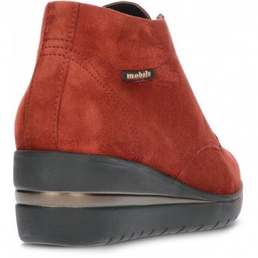 MEPHISTO MOBILS PERYNE ANKLE BOOTS RUST