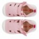 BIOMECÂNICA CANONA sandálias de cintos de bebê PINK