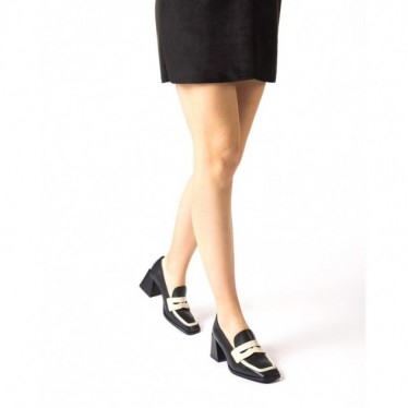 SAPATO COM SALTO MARAVILHAS FIODOR H-4351 NEGRO