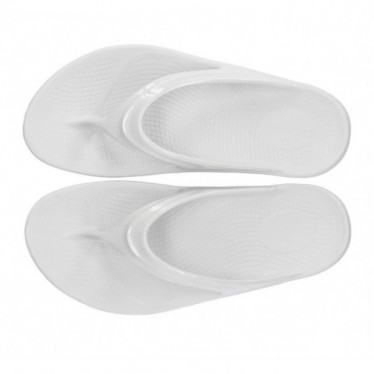 OOFOS OOLFAS CHANCLAS WHITE